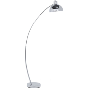 Beliani DINTEL - Staande lamp-Zilver-Metaal