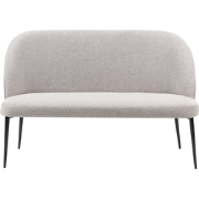 Beliani OSBY - Tweezitsbank-Grijs-Polyester