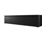 Meubella TV-Meubel Monaco - Mat Zwart - 4 deuren - 170 cm