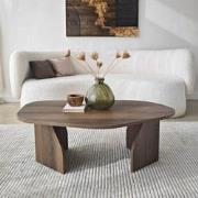Organische Salontafel Walnoot Melamine Rack - 105x65 cm