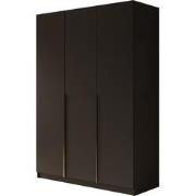 Meubella Kledingkast Sabre 2 - Zwart - 150 cm