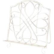Clayre & Eef Kookboekstandaard  31x23x34 cm Wit Ijzer Rechthoek Boeken...