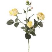 Roos ariana l.geel kunstbloem zijde nepbloem