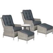 Garden Impressions Santa Rosa relaxstoelen incl. voetenbank - Lucas bi...