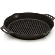 Gietijzeren grill skillet 2 handvatten 35 cm