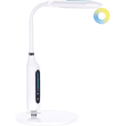Beliani CYGNUS - Bureaulamp-Wit-Synthetisch materiaal
