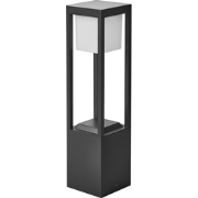 Beliani LOON - Staande tuinlamp-Zwart-Aluminium