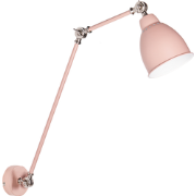 Beliani MISSISSIPPI - Muurlamp-Roze-IJzer