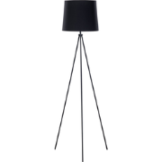 Beliani SAMBRA - Staande lamp-Zwart-IJzer