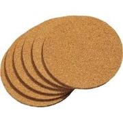 6 Stuks Onderzetters - Rond - Onderzetters Set - Materiaal: Kurk - Ond...