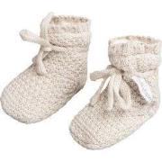 Baby's Only Slofjes teddy Willow - Warm Linen - 0-3 mnd - 100% ecologi...