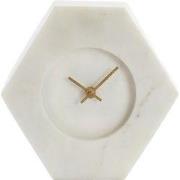 Light & Living - Klok CHERE - 19x6.5x19cm - Wit