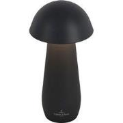 Villeroy & Boch tafellamp MODENA | 16cm| Zwart | op accu / oplaadbaar ...