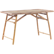 Beliani MOLISE - Inklapbare tafel-Lichte houtkleur-Bamboehout