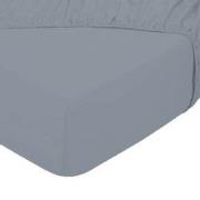 Dubbel Jersey Topper Hoeslaken - Grijs - 190x200 cm - Jersey - Villa P...