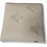 Visco Soja De Luxe Hoofdkussen Linea Pura - Wit - 60x40x12cm