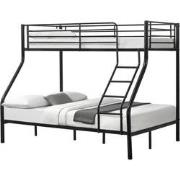 Metalen bed - 3-persoons -  210x98/148x160
