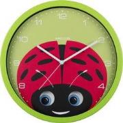 Wall Clock Peekaboo Ladybug