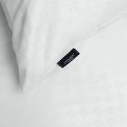 Zydante® Dekbedovertrek Emboss Squares 140x220 cm - Zilver Grijs - met...