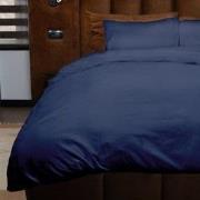 Emboss Dekbedovertrekset Geometric - Donkerblauw - 140x220 + 1*60x70 c...