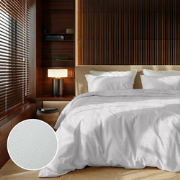 Zydante® Dekbedovertrek Emboss Crocodile 140x220 cm - Zilver Grijs - m...