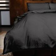 Emboss Dekbedovertrekset Rainbow - Zwart - 140x220 + 1*60x70 cm