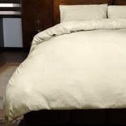 Zydante® Dekbedovertrek Emboss Crocodile 240x220 cm - Champagne - met ...