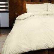 Zydante® Dekbedovertrek Emboss Zebra 200x220 cm - Champagne - met 2 Ku...