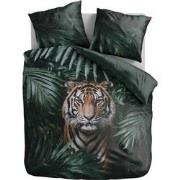 100% Microvezel dekbedovertrekset Jungle Majesty Tiger - 240x200/220 +...