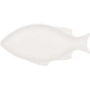 Clayre & Eef Kom Vis 100 ml Wit Keramiek