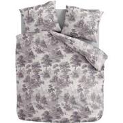 Microvezel Dekbedovertrekset Vintage Grey - Grijs - 140x220 + 1*60x70 ...