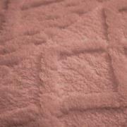 Dekbedovertrekset Jacquard Teddy Peach - 240x200/220+2*60x70 cm