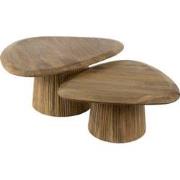 AnLi Style Salontafel set/2 Wave driehoekig blad