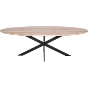 Starfurn Eiken eettafel Ferris | Ovaal 240 cm | Naturel