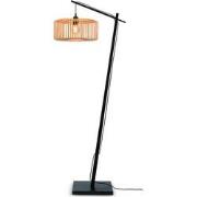 Vloerlamp Bromo - Bamboe Zwart/Naturel - 68x40x176cm