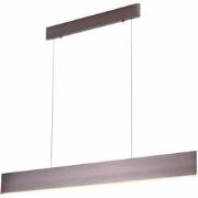 PURE LED pendel lang 120cm 26W brons