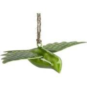 Hanger Chery metaal 18x4x13 cm groen 1 stuk