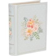 Clayre & Eef Opbergdoos Boeken 17x14x5 cm Blauw Roze Karton Rechthoek ...