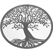 Wanddeco rond boom 60 cm
