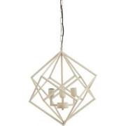 Light & Living - hanglamp - Drizella - beige - metaal - grote eettafel...