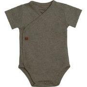 Baby's Only Rompertje Melange - Khaki - 56 - 100% ecologisch katoen