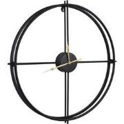 LOFT42 Ben Wandklok - Zwart - Metaal - 60x6