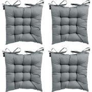 Madison -  Zitkussen Toscane Basic grey - Ca. 46x46 cm - Set van 4