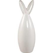 PTMD Deco Object Raeyan - 8x8x25 cm - Keramiek - Wit