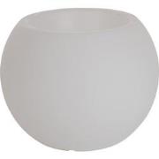 J-Line - Lamp Bloempot Buiten Led Plastiek Mix - 54x54x43cm
