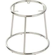 J-Line - Frame Lage Kruk Metaal Zilver - 39x39x35cm
