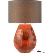 J-Line - Lamp Akane Keramiek Rood Large - 55.5x55.5x85cm