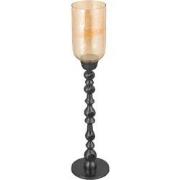 PTMD Windlicht Tracy - 22x22x98 cm - Glas - Champagne