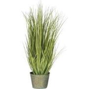 J-Line - Grassen Wild In Pot Metaal Groen Plastiek Groen Large - 24x24...