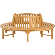 Benoa Olney Round Tree Bench Knock Down 4 Parts